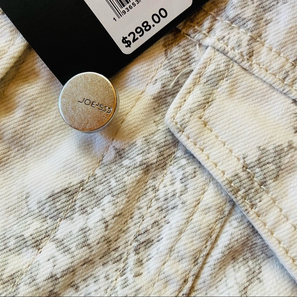 New joe’s STANDARD TRUCKER JACKET snake print $298 - Picture 4 of 9